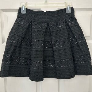 Juniors Sequin Stripe Skirt